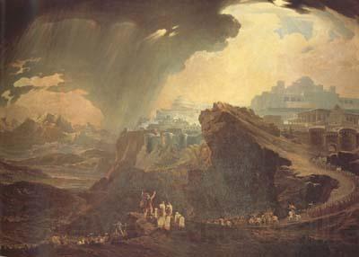 John Martin Joshua Ordering the Sun to Stop in its Course (mk10) Norge oil painting art